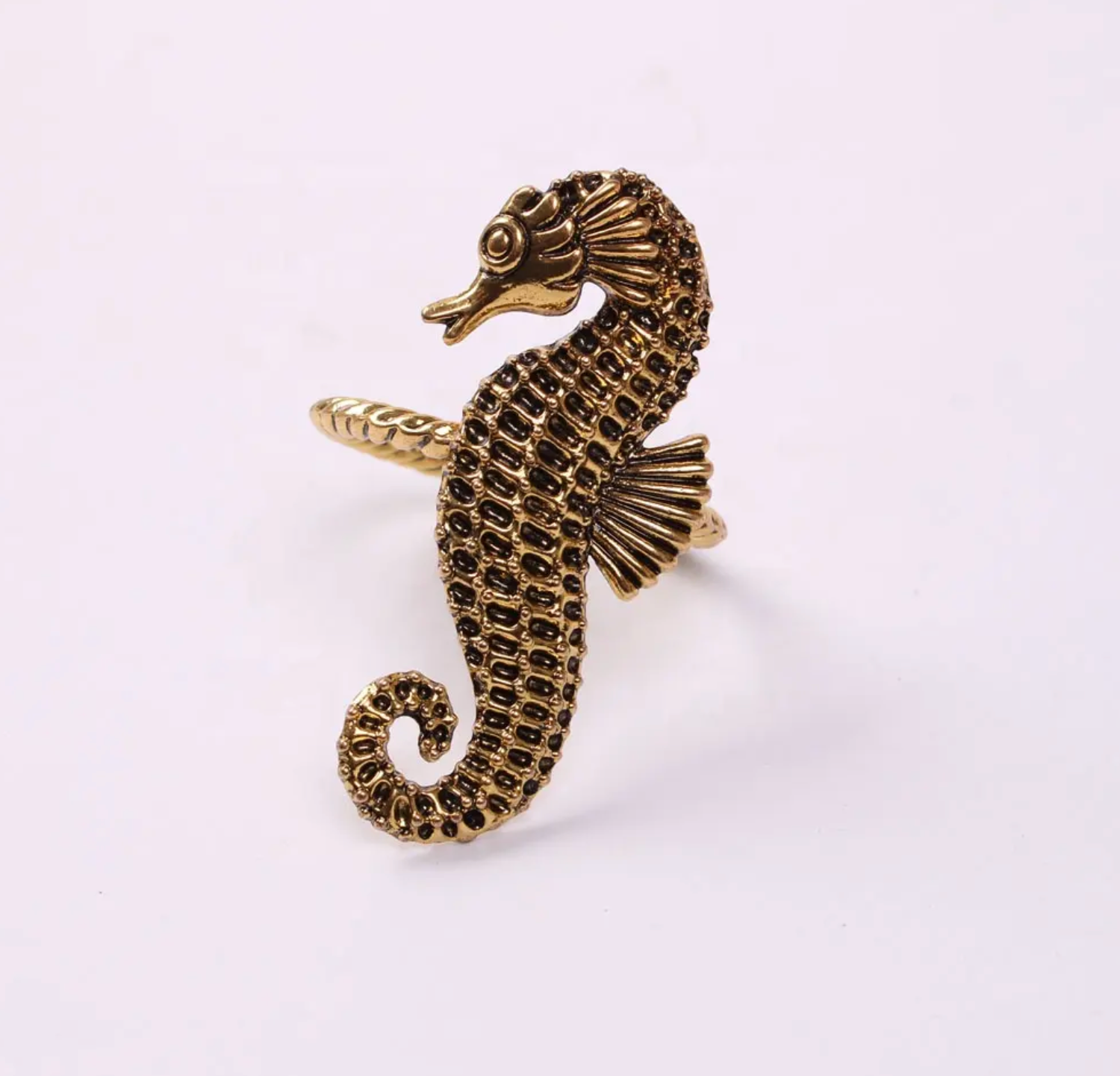 Nautical Sealife Napkin Ring Set