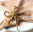 Octopus  Shape Antique Silver - Gold Color Napkin Ring