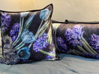 Square Scatter pillow with floral print and fruits, BOLTE Home Textiles Collection