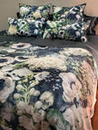 Square Scatter pillow with floral print and fruits, BOLTE Home Textiles Collection