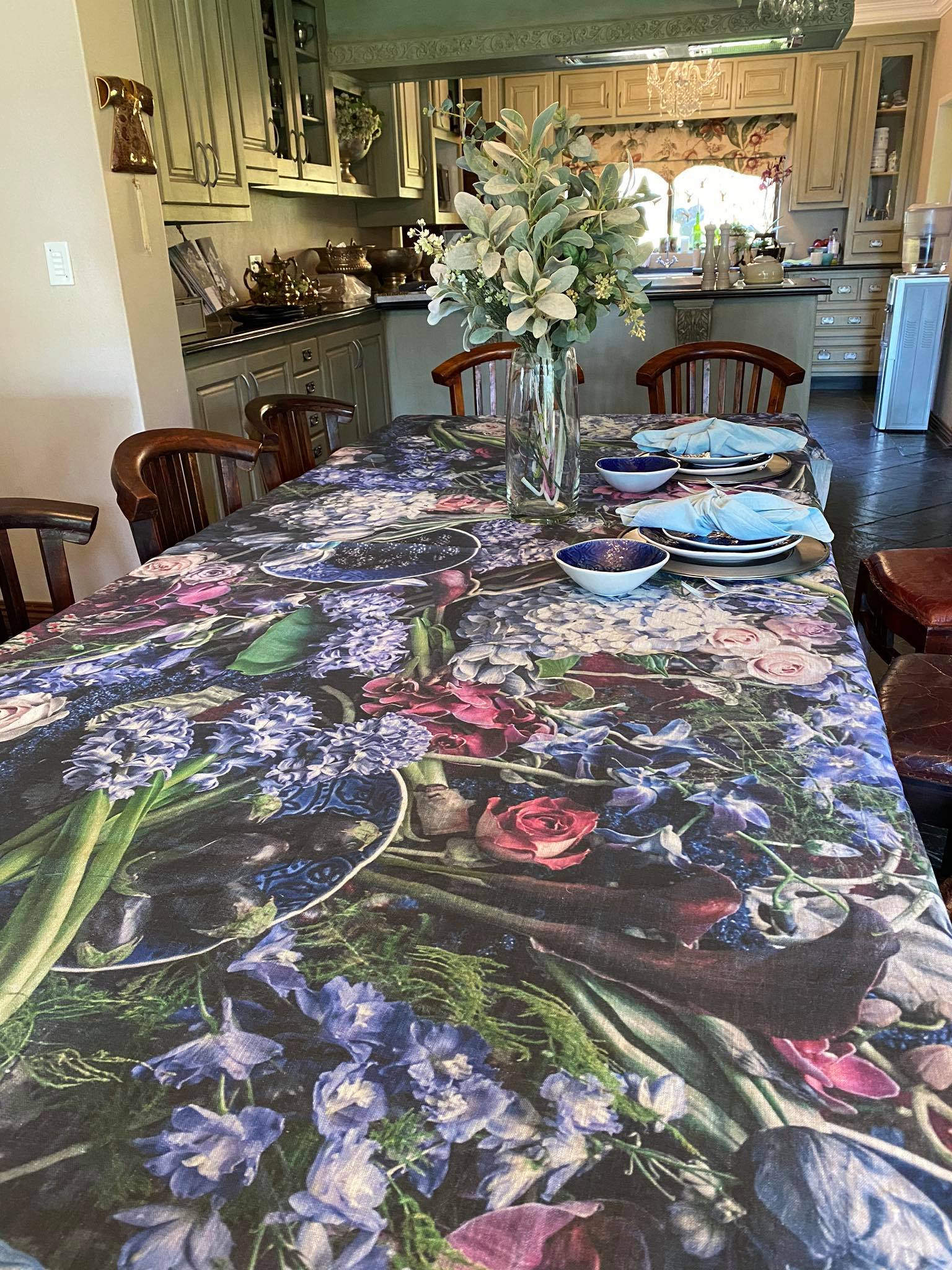 Table Runner (70 cm x 150 cm) with bespoke flower and fruit print, BOLTE Home Textiles Collection