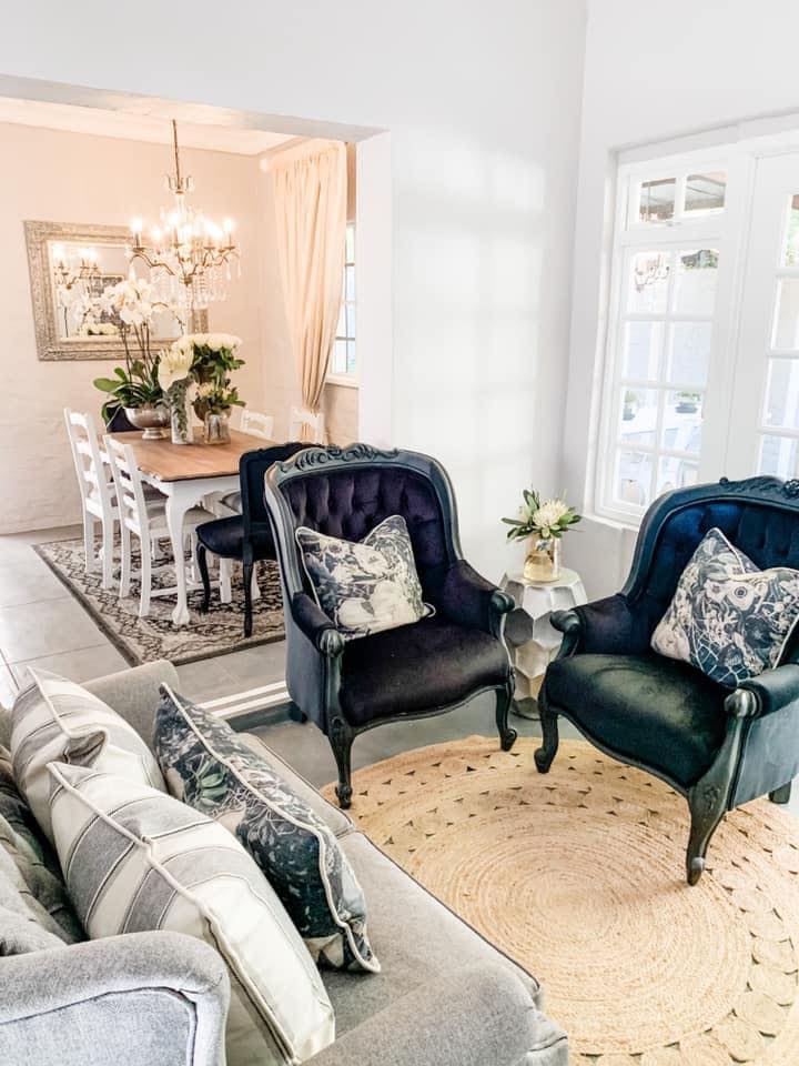 Rectangular Scatter Pillow with floral print and fruits, BOLTE Home Textiles Collection