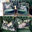 Square Scatter pillow with floral print and fruits, BOLTE Home Textiles Collection