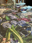 Table Cloth (150 cm x 300 cm) with bespoke flower and fruit print, BOLTE Home Textiles Collection