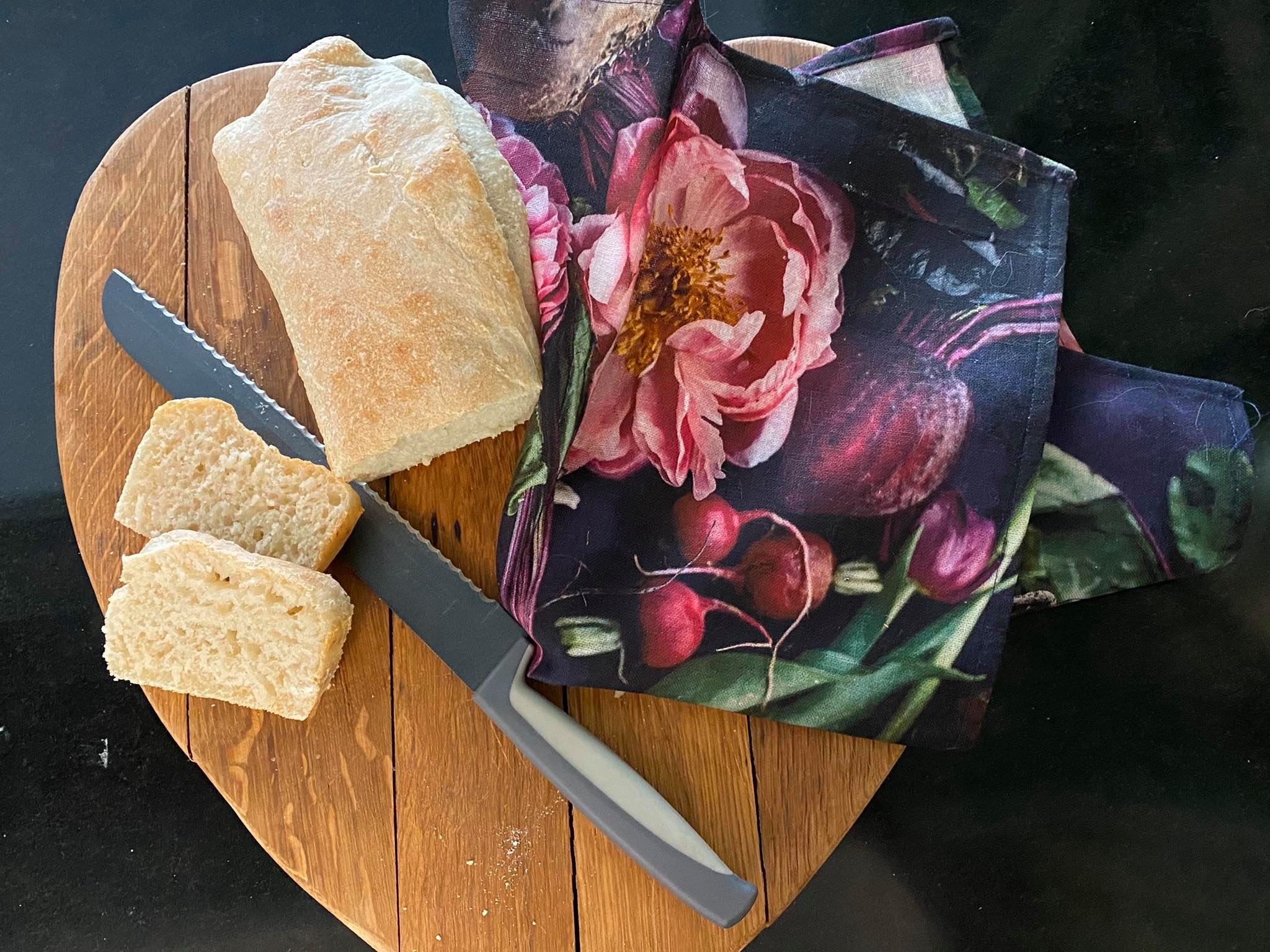 Bespoke Napkins with floral print and fruits, BOLTE Home Textiles Collection
