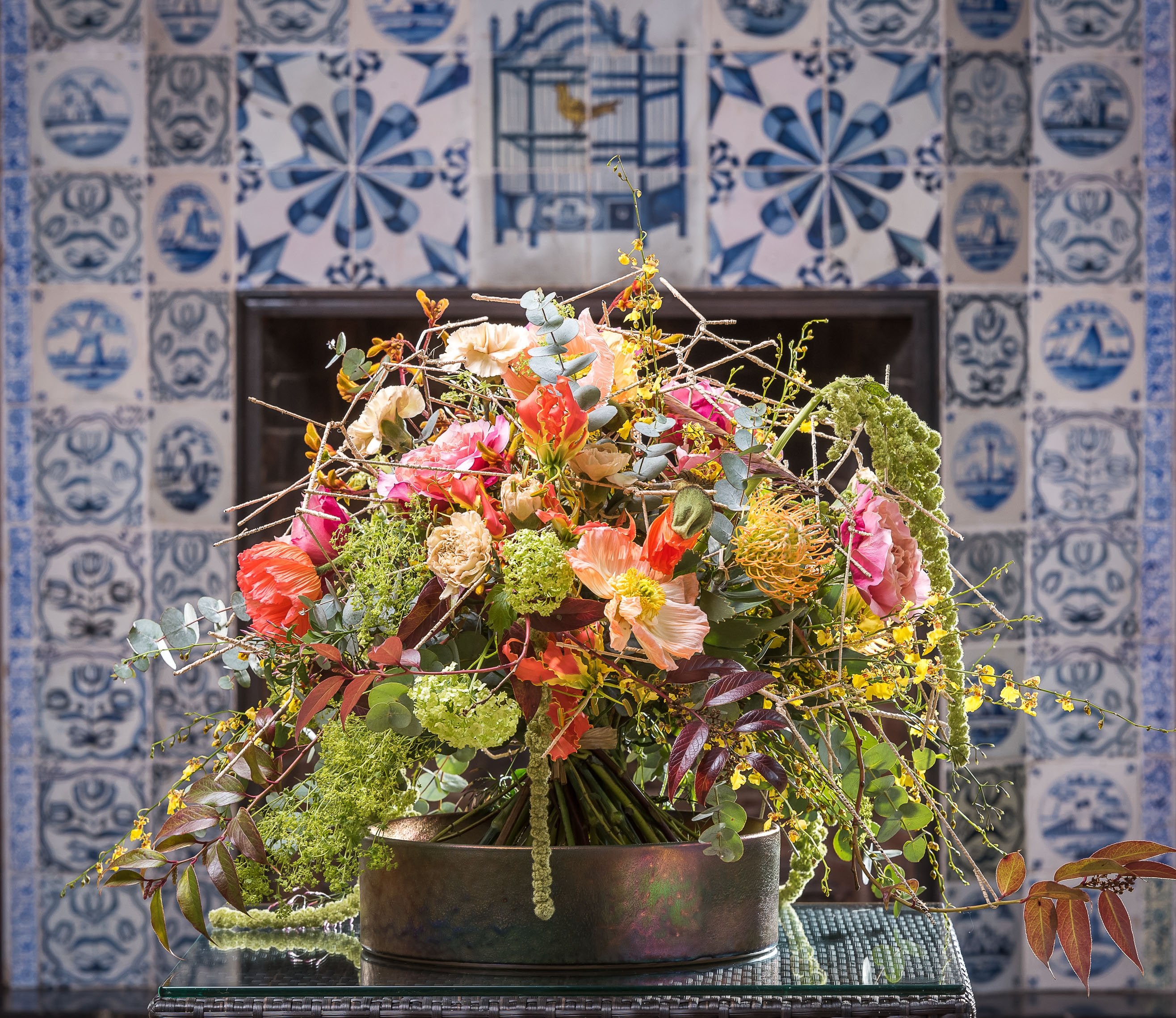 Luxury Event Florist London Colourful Spring Bouquet