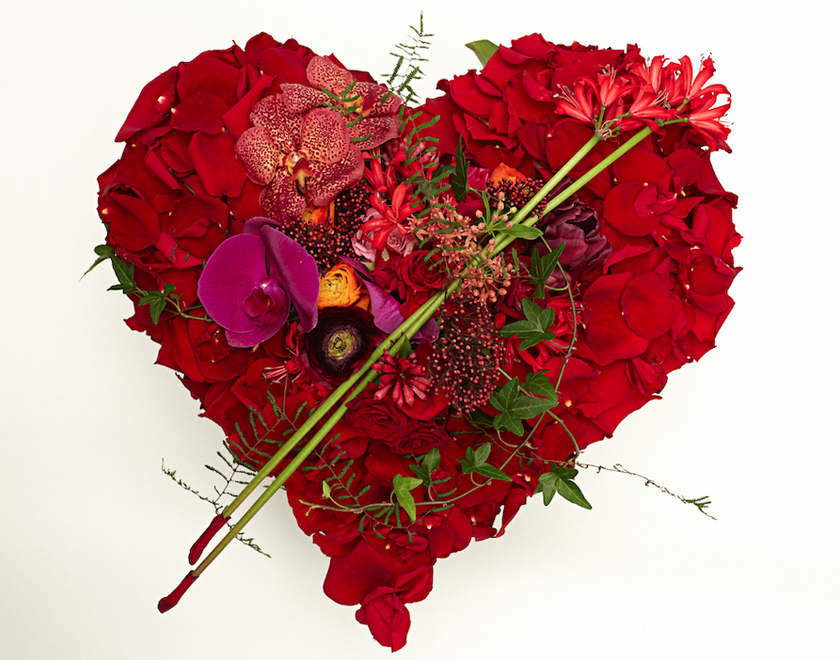 Rose Heart Bouquet Luxury Event Florist London 